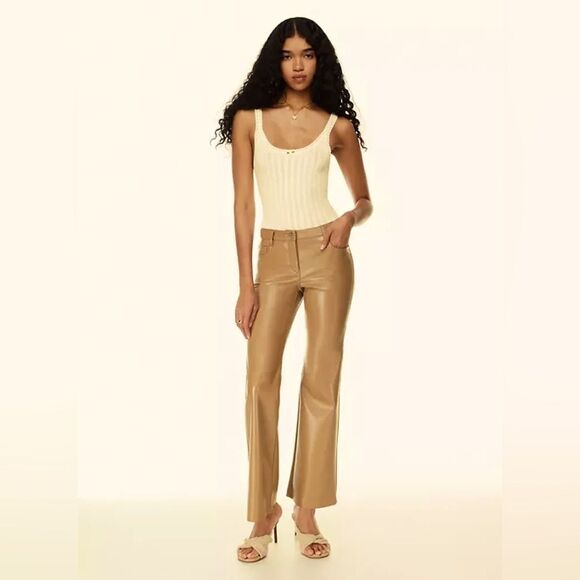 Aritzia Wilfred Eremia Knit Top in Tapioca Yellow size Large - Picture 1 of 11